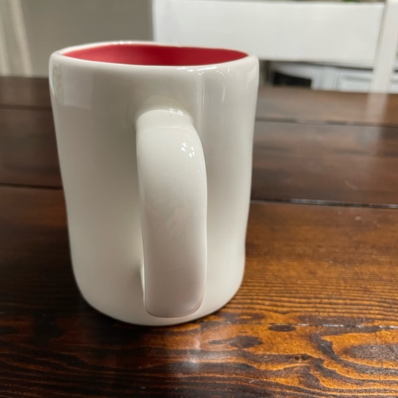 NWOT Rae Dunn Pink/ Coral FUN Artisan Collection by Magenta Coffee Mug Cup - Picture 4 of 7